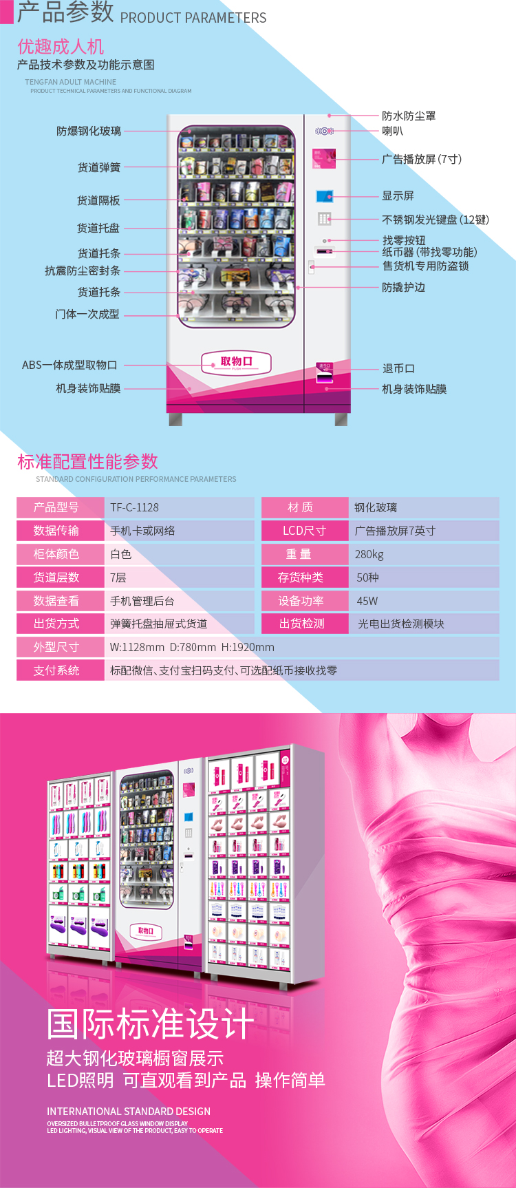 優(yōu)趣生活自動(dòng)售賣成人用品機(jī) 情趣用品無(wú)人新零售(圖2)