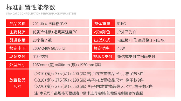 優(yōu)趣生活自動(dòng)售賣機(jī) 獨(dú)立掃碼20門格子柜 無人新零售(圖4)